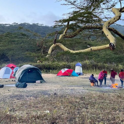 camp at lake natron